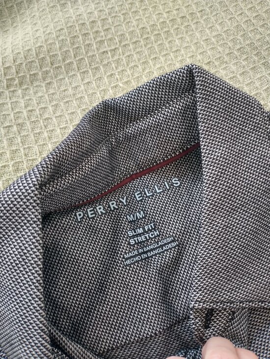 New Men's Slim Fit Short Sleeve Stretch Shirt Size M - Picture 3 of 7